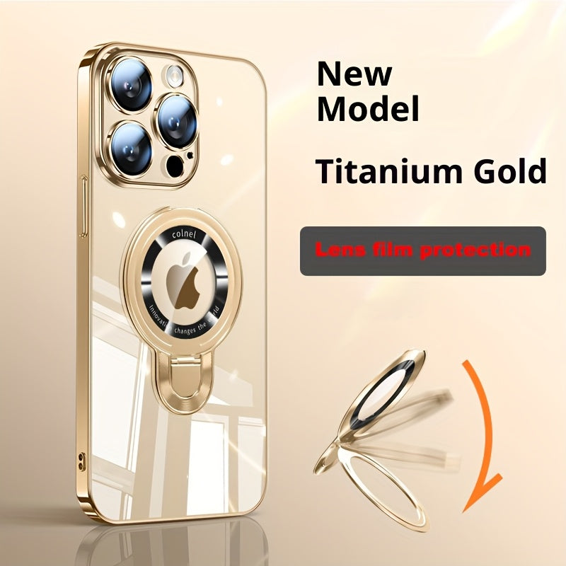 Phone Case U-Shield Kickstand with Clear PC Back and TPU Bumper for Selected iPhone Model and Color Options