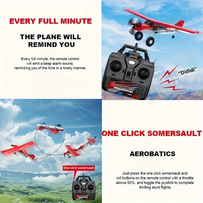 RC Airplane QIDI560 M7 Brushless Fixed Wing, 6-Channel 6-Axis Gyro Remote Control Plane with 3D Stunts