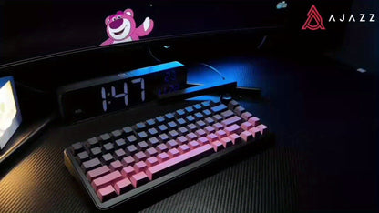 Hot Swap Gasket Mechanical Keyboard AJAZZ AK820 75%, Wireless 2.4GHz & Wired, Volume Knob, South-Facing RGB