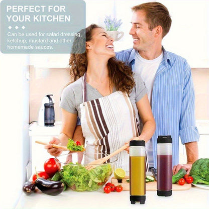 Squeeze Bottles Set of 3 Leak-Resistant Wide Opening Sauce Dispenser Transparent for Home Cooking, Dining and Outdoor Meals
