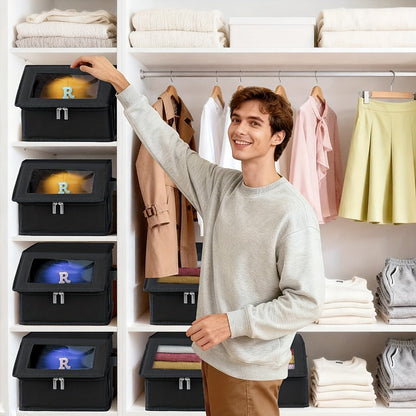 Hat Storage Box for Baseball Caps – Stackable Cap Organizer for Closet, Holds Up to 30 Caps, Freestanding Hat Boxes for Women & Men | 1pc