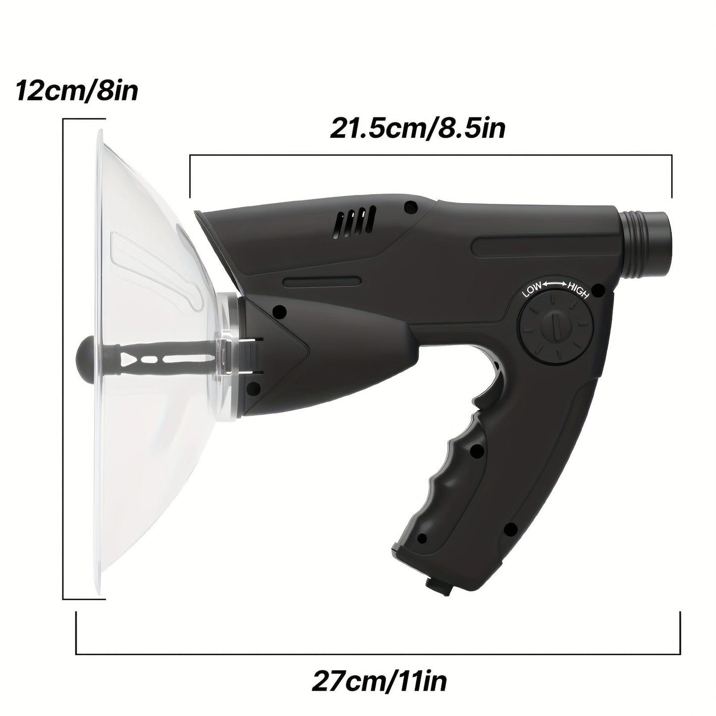 Bionic Ear Sound Amplifier with 8x Monocular Telescope, Long-Range Digital Audio Listening Device with Headphones for Bird Watching Nature