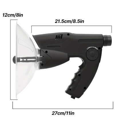 Bionic Ear Sound Amplifier with 8x Monocular Telescope, Long-Range Digital Audio Listening Device with Headphones for Bird Watching Nature