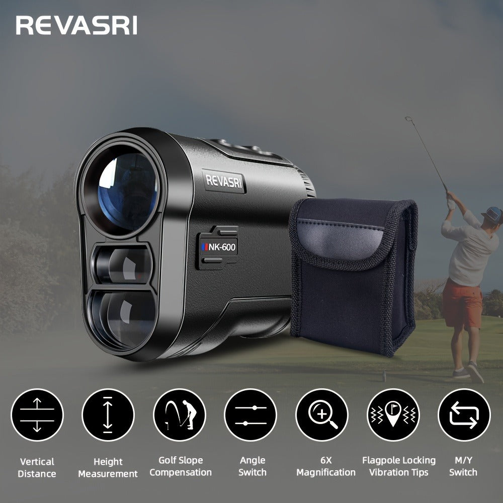 Multi-Function Golf Rangefinder 650 Yards | Golf Mode, Slope Compensation, Speed, Height & Horizontal Distance Measurement
