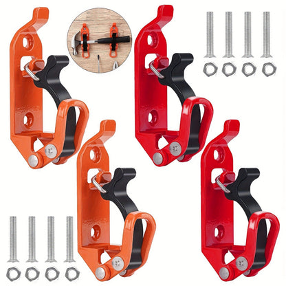 Roof Rack Shovel Mount 2-Pack – Metal Clamp Bracket Kit with Rubber Clamps, Quick Release Axe Holder for Roof Rack, Truck Bed, Boat