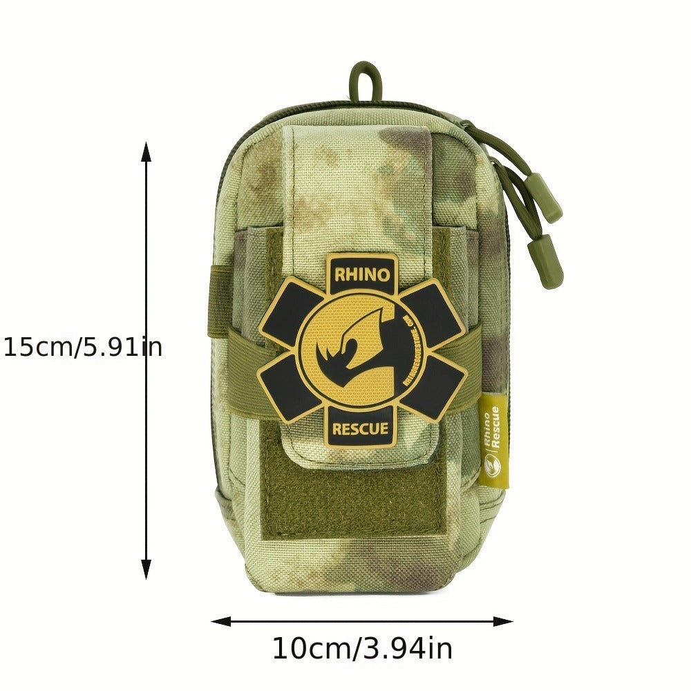 Tactical IFAK Waist Bag EDC First Aid Kit Pouch – 8-Piece Emergency Trauma Kit with Bandage, Gauze & Tourniquet for Outdoor