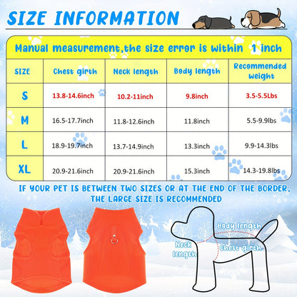 Small Dog Sweaters 10-Pack Fleece Plaid Pullover with Leash Ring – Soft Warm Winter Puppy Shirts for Small Breeds