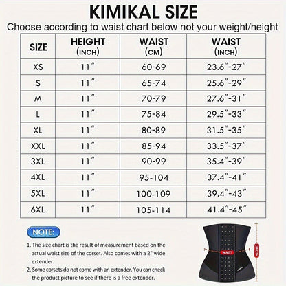 Women's Waist Trainer Latex Corset – Sports Girdle Shapewear for Tummy Control & Body Shaping, Workout Waist Cincher for Women