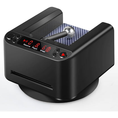 Automatic Card Dealer Machine 360° Rotating – Universal Anti-Cheating Playing Card Dealing Tool for Poker, Board Games & Family Game Night