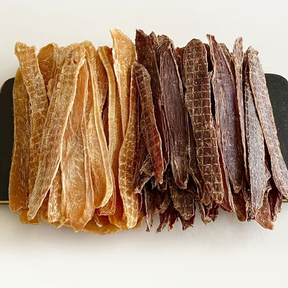 Dental Treats for Dogs, Duck Jerky Dog Chews Real Meat High Protein Low Fat Long-Lasting Dental Treats for Small Medium Large Dogs Training