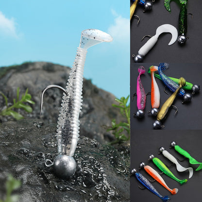 Fishing Lures Tackle Box Kit 52–360pcs – Animated Lures, Crankbaits, Spinnerbaits, Soft Plastic Worms & Topwater Lures for Bass, Trout