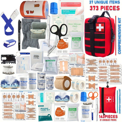 First Aid Kit in B373, B143 Mini or 152-Piece Configurations with Red, Orange and Blue Case Options