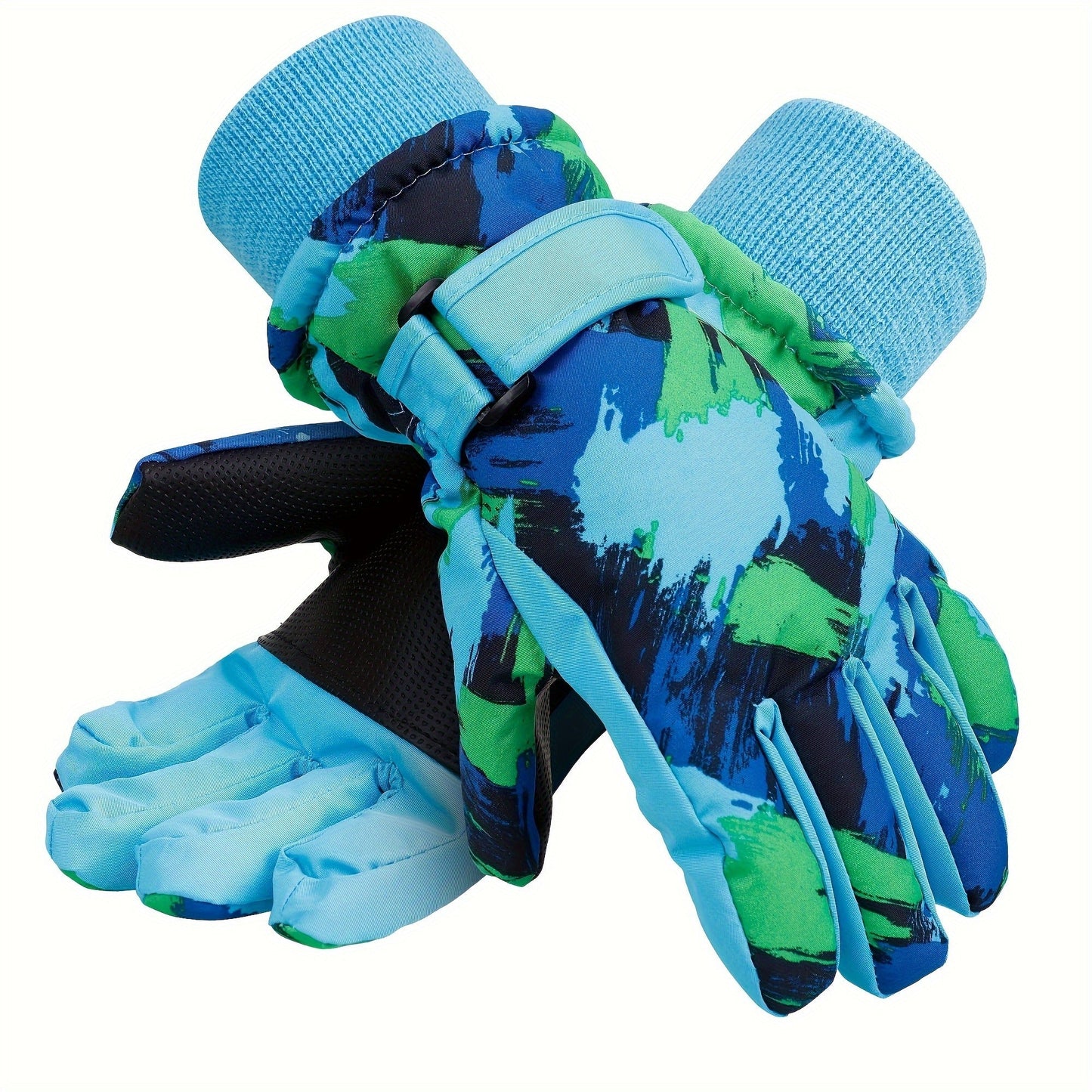 Winter Ski Gloves for Skiing & Cycling – Windproof Waterproof Thermal Gloves for Men & Women, Non-Slip Grip, Touchscreen Compatible