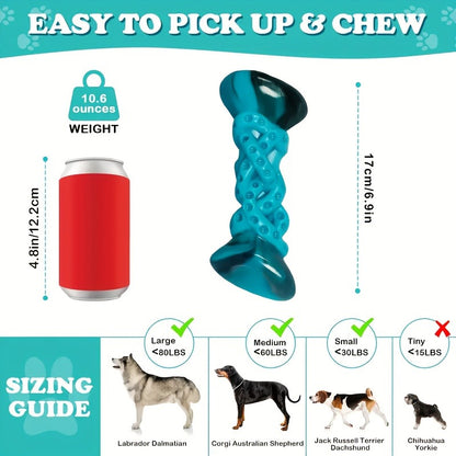 Indestructible Dog Chew Toy Nylon Bone for Aggressive Chewers – Tough Durable Dog Bone for Super Chewers, Long Lasting Chew Toys