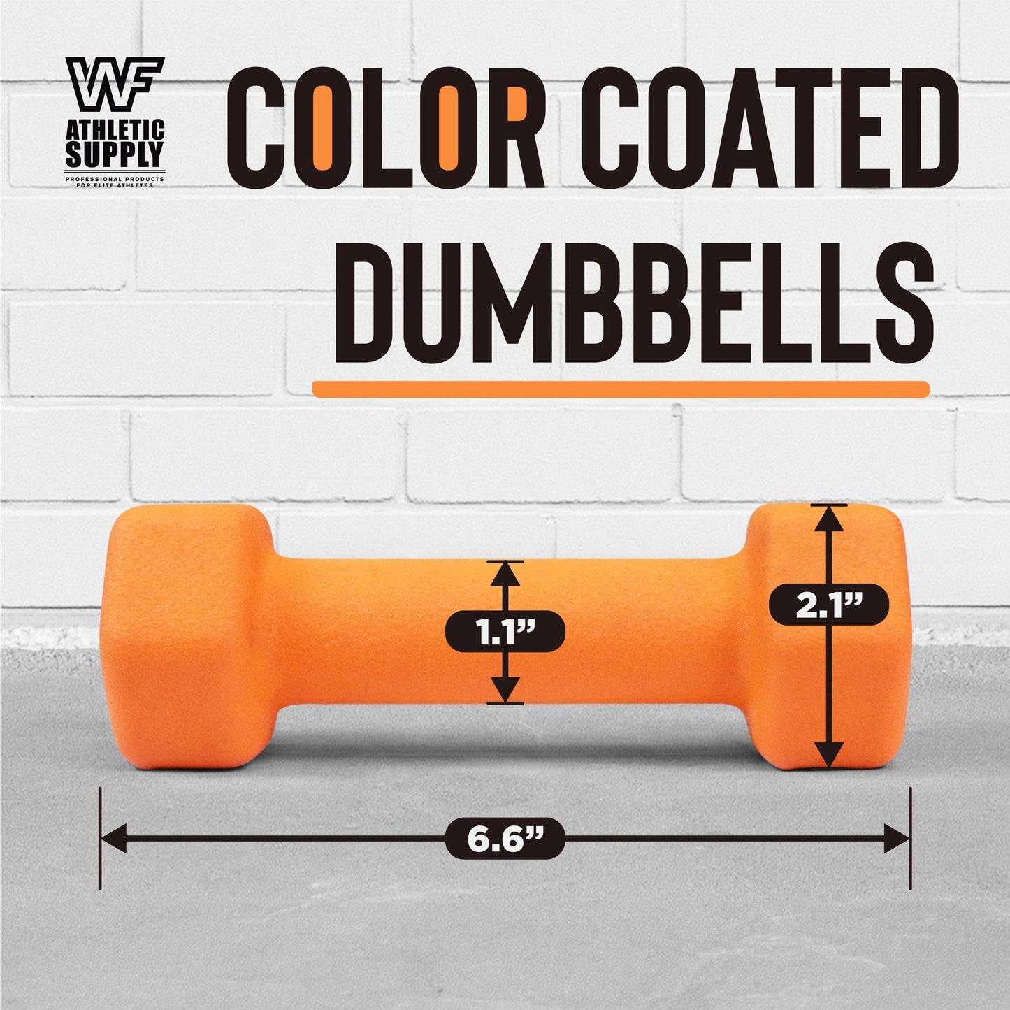 Neoprene Dumbbells Pair with Non-Slip Hex Shape – Color-Coded Hand Weights for Women & Men, Strength Training, Home Gym & Aerobics