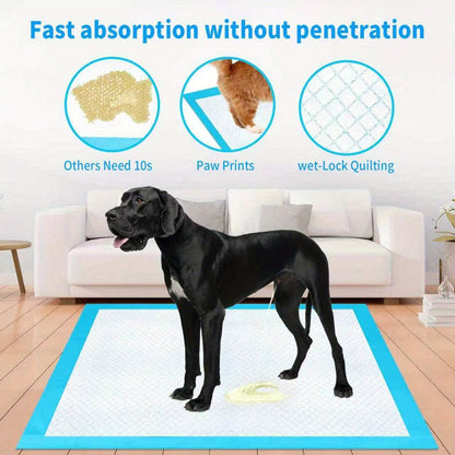 Dog Pee Pads Super Absorbent – Thickened Bamboo Training Pads for Medium & Large Dogs, XL & XXL Puppy Pads for Indoor Use
