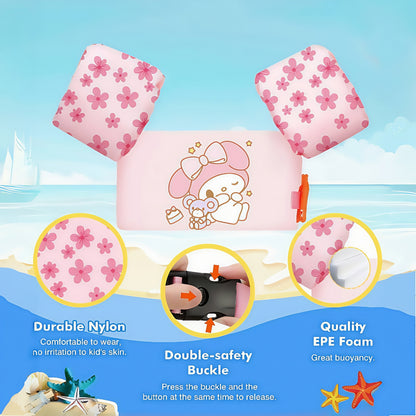 Kids Swim Vest Floating Jacket – Adjustable Straps, Lightweight, Cute Cartoon Pattern for Boys Girls Beginners