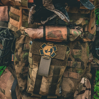 Tactical IFAK First Aid Kit with MOLLE Quick Release – Includes Tourniquet Bandage Chest Seal for Severe Bleeding Control