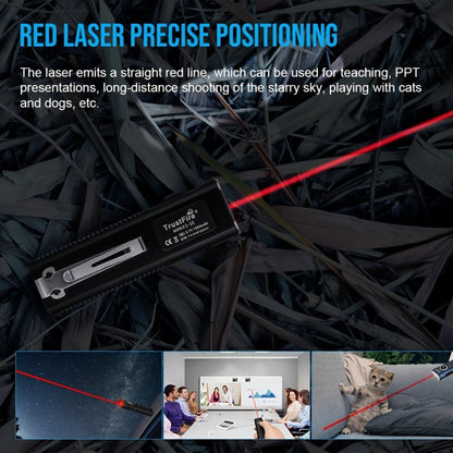 EDC Pocket Flashlight, 1200 Lumen Triple Light Source with White UV Red Beam & Laser, Type-C Rechargeable 5-Mode Mini LED Torch