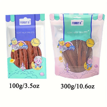 Milk Stick Dog Treats Soft Chew – Dried Milk Chicken & Duck Sticks, High Protein Easily Digestible Training Rewards