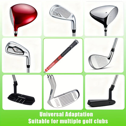 Midsize Golf Grips Set 13 Pack – All Weather Hybrid Rubber Golf Club Grips with Ecological Yarn Thread Technology, Multiple Colors