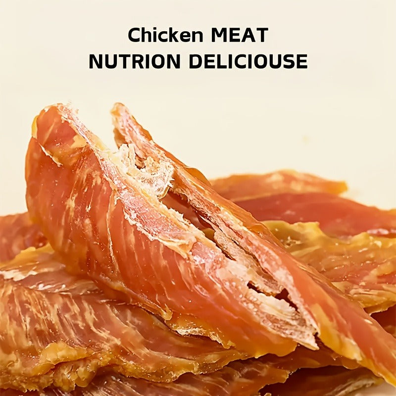 Chicken Jerky Dog Treats – Dried Chicken for Dogs, High Protein Easy to Digest, Long Lasting Training Reward Snacks