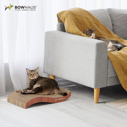 Cat Scratcher Lounger Reversible – Large Cardboard Cat Scratching Pad & Board for Indoor Cats, 5-Layer Durable Construction