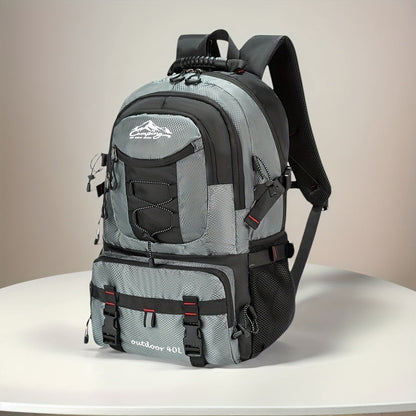 40 L Outdoor Backpack with Pictured 50 x 31 x 25 cm Size, Multi-Pocket Layout and Four Colors