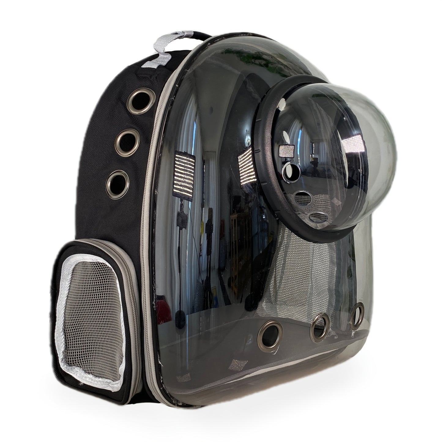 Space Capsule Pet Backpack Carrier for Cats & Small Dogs – Portable Double Shoulder Bag with Bubble Window