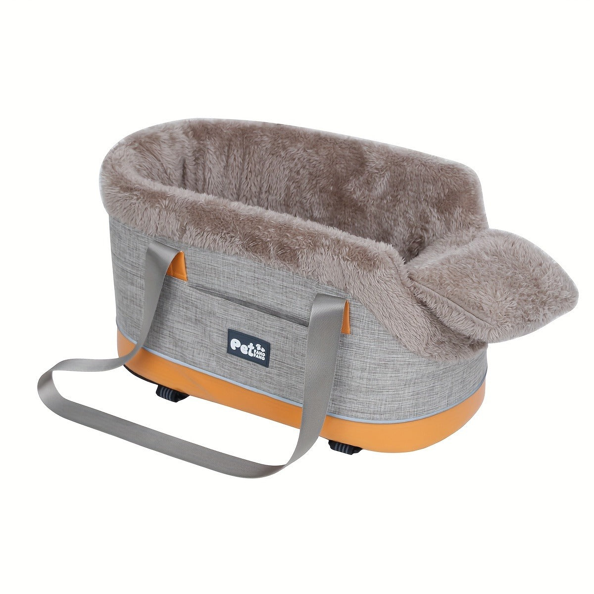 Pet Car Seat Carrier Bag Portable Safety Booster Seat for Dogs & Cats – Foldable Travel Bag with Car Pad, Secure Outing Bag