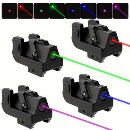 Laser Sight for Picatinny Rail Pistols – Green Red Blue Laser, CNC Aluminum, Low Profile, USB Rechargeable, 5-Hour Runtime