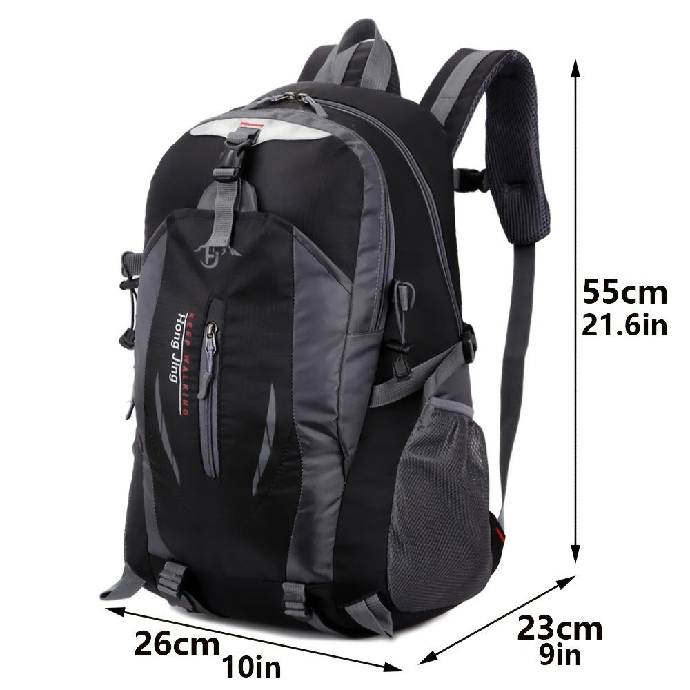 Hiking Daypack 25.5L Lightweight Oxford Backpack for Men Women with Laptop Compartment Torso Adjustment Outdoor Sport Cycling Travel Camping