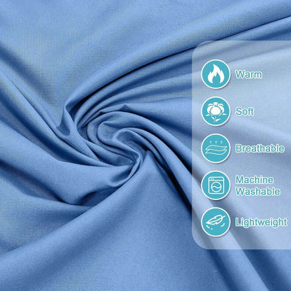 Sleeping Bag Liner for Adults – Two-Way Zipper Sleep Sack with Foot Exposure, Lightweight Portable Travel Sheet for Camping, Hiking