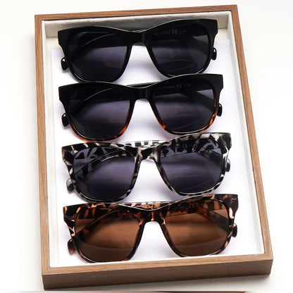 Reading Glasses, Four-Pair Mixed-Color Blue-Light Computer Reader Set with the Listed Color, Size or Style Options for Everyday Styling