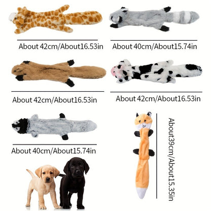 Durable Chew Toys for Dogs, Squeaky Dog Chew Toys Set – Durable Interactive Rubber Chew Toys for Small Medium Large Dogs