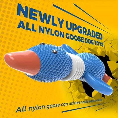 Indestructible Nylon Dog Chew Toy for Aggressive Chewers – Upgraded Tough Goose & Clownfish Design, Heavy Duty Durable Chew Toy