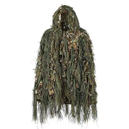 Leaf Camouflage Ghillie Cloak – Lightweight Camo Suit for Hunting, Bird Watching, Wildlife Photography, Tactical Training & Halloween