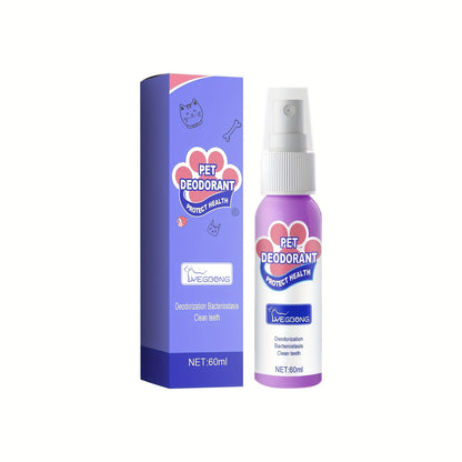 Pet Dental Spray for Dogs & Cats – Teeth Cleaning & Bad Breath Freshener, No-Brush Oral Care Spray for Plaque & Tartar Control