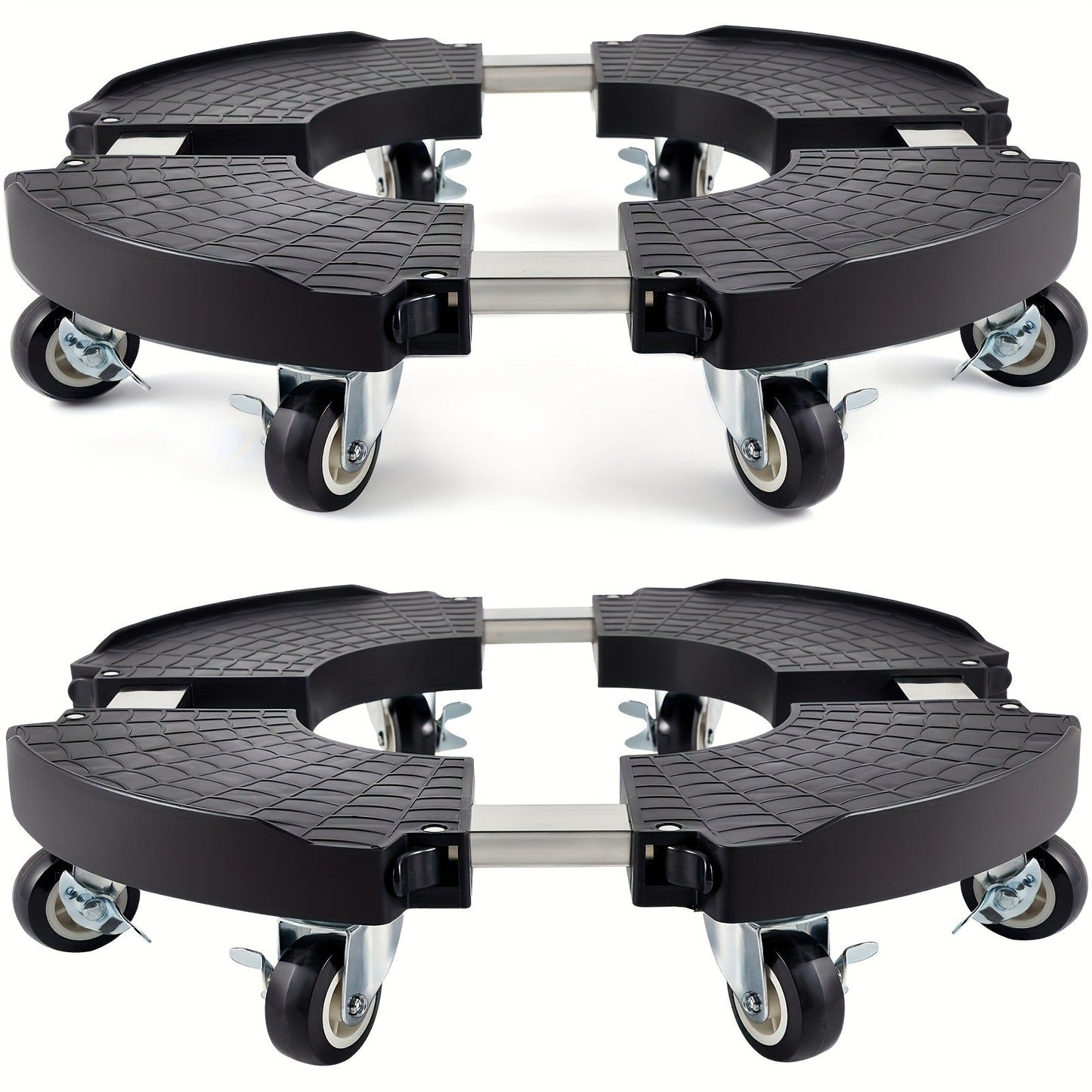 Plant Caddy with Wheels | 330 Lbs Heavy Duty, 8 Lockable Casters, Fits 8"-22" Pots