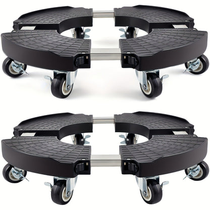 Plant Caddy with Wheels | 330 Lbs Heavy Duty, 8 Lockable Casters, Fits 8"-22" Pots