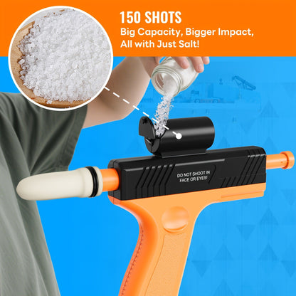 Bug Salt Gun Fly Pistol Salt Shooter Pest Control Toy No Chemicals No Batteries Indoor Outdoor Home Garden Camping Gift
