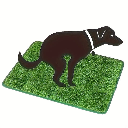 Reusable Dog Potty Training Pad – Washable Artificial Grass Mat, Anti-Odor, Indoor Outdoor Pet Toilet Pad for Dogs Cats, M & L Sizes