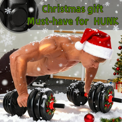 Free Weight Set 4-in-1 Adjustable Dumbbells 20–90LBS – Converts to Kettlebell, Barbell & Push-Up Stand, Double Nuts Non-Slip Bar for Home