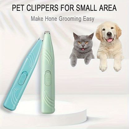 Paw Trimmer for Dogs & Cats – Cordless Electric Pet Grooming Clipper, Low Noise Hair Trimmer for Paws, Eyes, Ears, Face & Rump