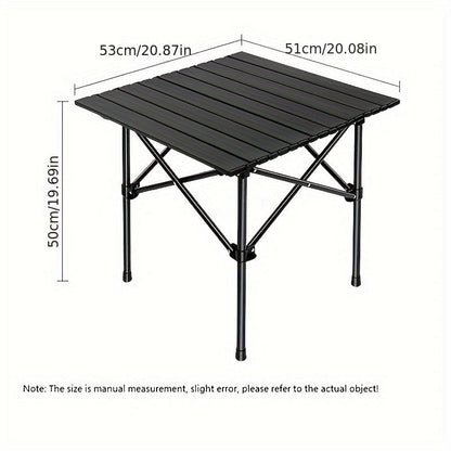 Folding Camping Table with Storage Bag – Large Portable Outdoor Picnic Table for Camping, BBQ, Garden, Backyard & Self-Driving Tours
