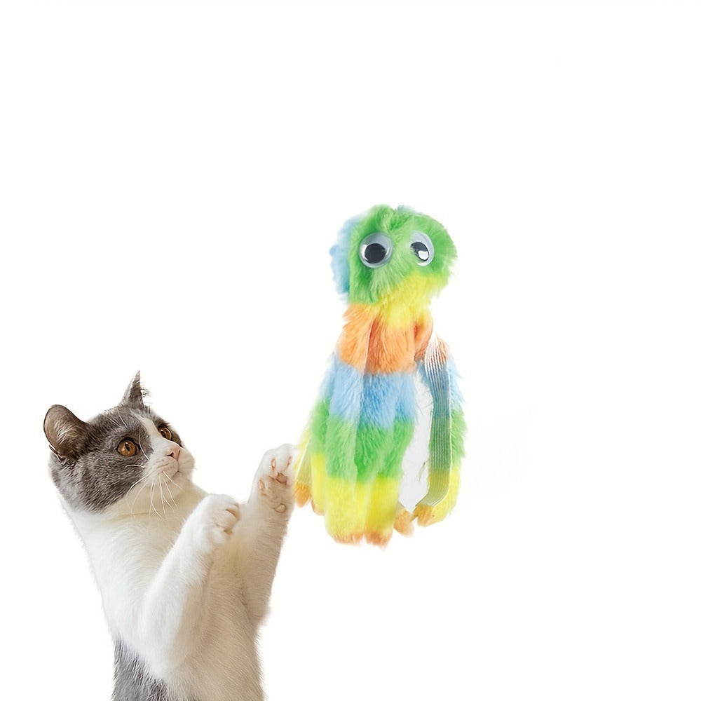 Cat Kick Toy Octopus 5-Pack – Cute Stuffed Chew & Kick Plush Toy for Indoor Cats, Teaser Wand Replacement Heads