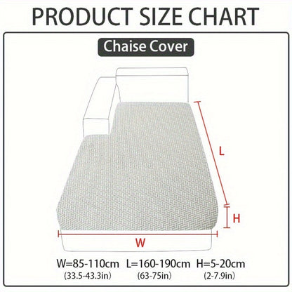 Sofa Cover Sectional Panel Options for Single to 4 Seats, Chaise, Armrest Pair or Backrest in Five Colors