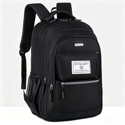 Business Travel Backpack for Men – Large Capacity Durable Nylon, Multi-Compartment, Adjustable Shoulder Straps