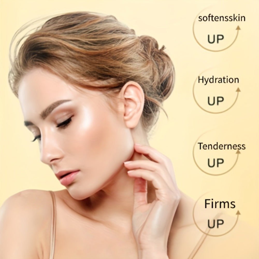 Skincare Set with OKADY Label, 10 Gold-Themed Pieces with Mud Mask Stick and Day Night Product Forms