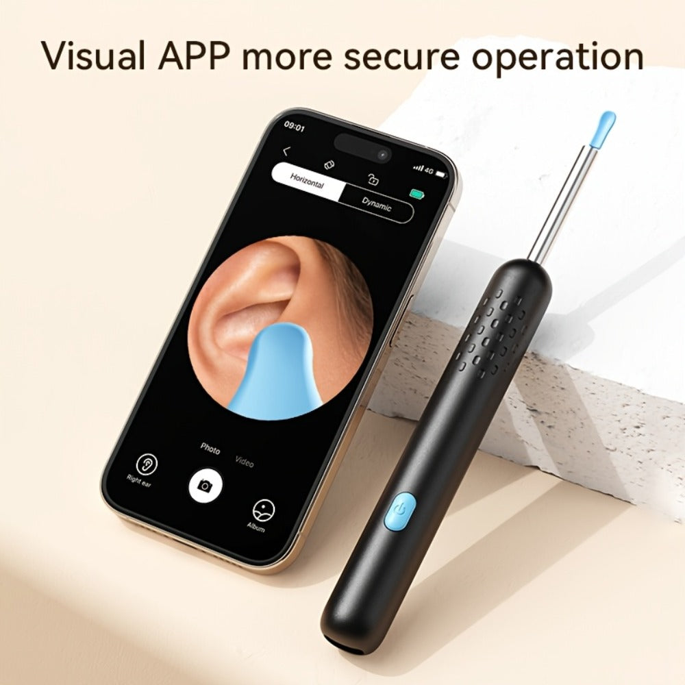 Earwax Removal Kit Pro with Visual Waste Tank, Interchangeable Nozzles, USB Rechargeable Ear Cleaner for Adults